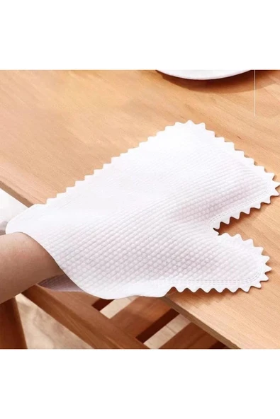 10'lu Çok Amaçlı Temizlik Eldiveni Paket Toz Alma Bezi Hassas Temizlik ve Hijyen Eldiveni - Resim 4