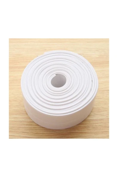 3.2 Metre Su Sızdırmaz Kenar Bant Mutfak Banyo Duvar Küvet Lavabo Bandı Ev Iş Ofis Yapışkanlı Şerit - Resim 2