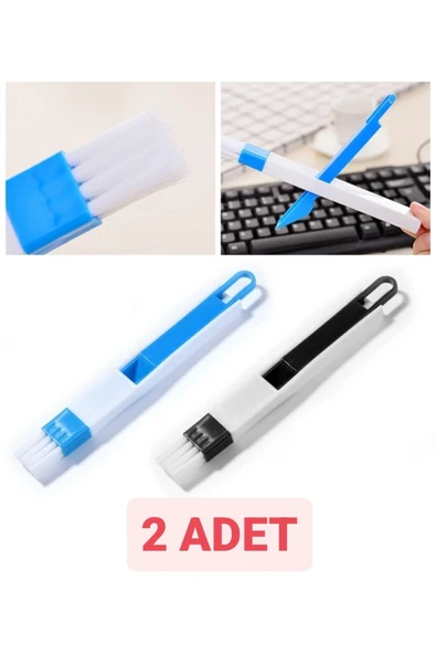2 Adet Sökülebilir Çok Amaçlı Temizlik Fırçası Klavye, Köşe, Klima, Pencere Kenarı Mini Cep Fırça ürün görseli 1