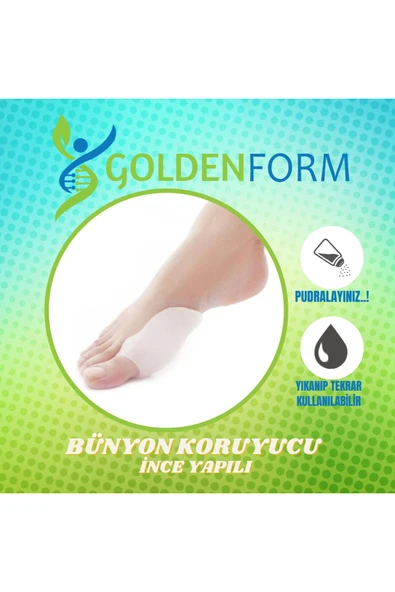 Ayak Baş Parmak Bunyon Koruyucu Makarasız Halluks Valgus Silikon Yara Nasır Set FLEX017 – 1Adet ürün görseli 1