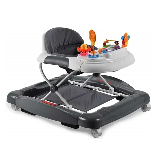 Babyhope 212 Royal Sallanır Yürüteç Gri ürün görseli 1