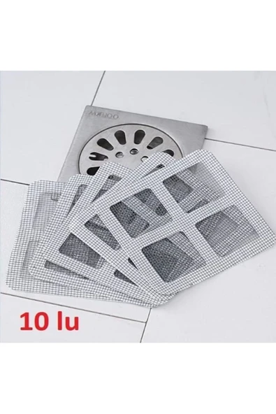 10 ADET Çok Amaçlı Lavabo Süzgeci, Banyo Giderr Süzgeci, Sineklik Tamir Kiti(cB) - 4