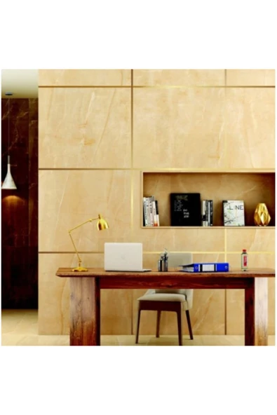 1 cm 50 Metre Gold Fayans Arası Şerit Bant - Resim 2