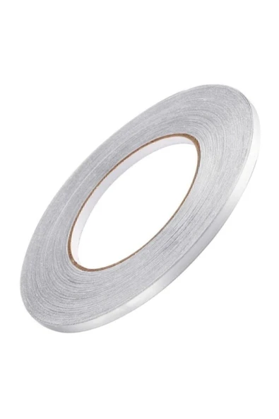 0.5 Cm 50 Metre Gri Fayans Arası Yapışkanlı Şerit Bant Derz Bandı Dekoratif Renkli Dekor Gümüş - Resim 4