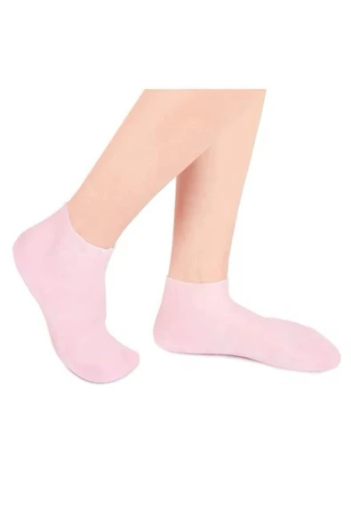 1 çift silikon jel topuk nemlendirici çorap ayak bakımı çatlama koruyucu krem çorabı