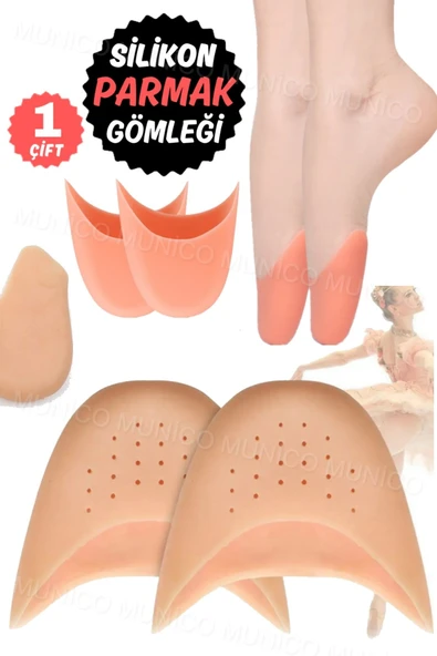 1 Çift Kalite Silikon Parmak Gömleği Ayak Parmak Koruyucu Tüm Parmakları Kapatan Ayak Bunyon Gömlek - 4