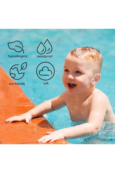 20 adet Bebek Banyo Su Geçirmez Kulak Koruyucu Yüzme Için Kulak Koruyucular Duş Su Sporları - Resim 4