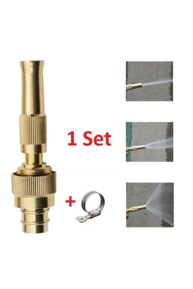 Ayarlanabılır Basınçlı Hortum Başlığı Gold ürün görseli 1