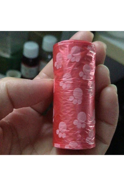 4'lü Rulo Evcil Hayvan Atık Torbası Köpek Kedi Dışkı Toplama Kaka Rulosu Torbası Poşeti - Resim 5