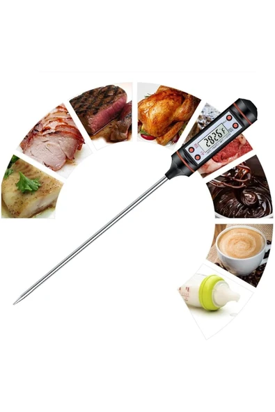 ctkg Dijital Gıda Termometresi Et termometresi, °C/°F Yeni Tasarm 1037685 - Resim 2