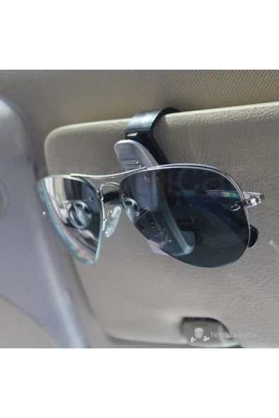 Araba Gözlük Tutacağı Klips Kartvizit Tutucu Gözlük Tutucu Tüm Arabalara Uyumlu - Resim 2