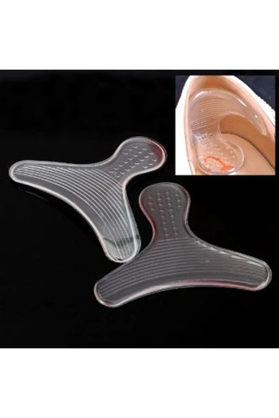 Ayakkabı İçi Silikon Topuk Vurma Önleyici Koruyucu Aparat 1 Çift - Resim 3