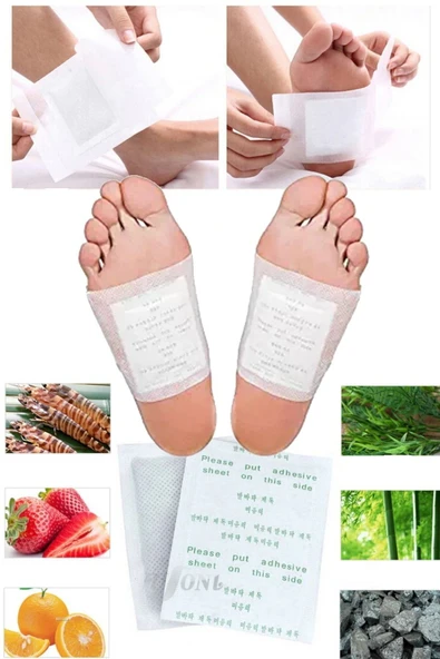 30 Adet Detoks Kilo Azaltıcı Ayak Bandı Detox Sağlık Vücut Temizleyici Toksin Bandı Vücut Pro Kinok - Resim 4