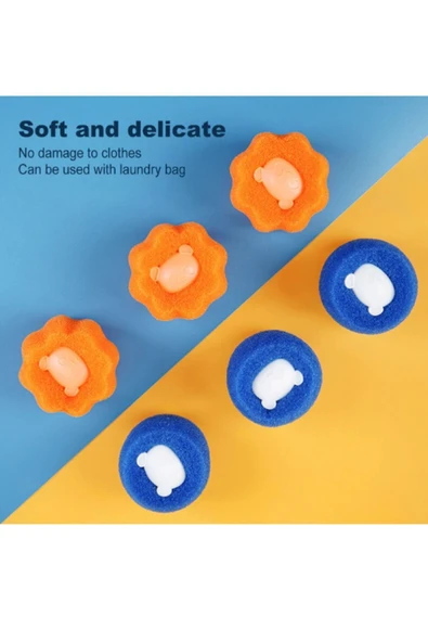 4 Adet Çamaşır Makinesi Tüy Toplama Topuu Tüy Toplayıcı (lU) - 4