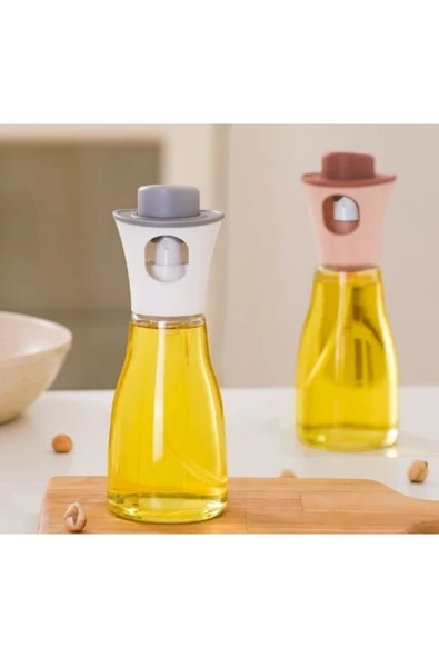 220 ml Çok Amaçlı Spreyli Cam Şişe Sirkelik Yağdanlık - Resim 2