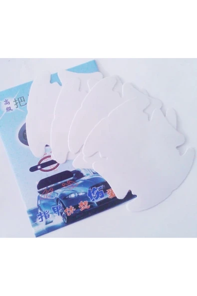 8 Adet Araba Kapı Kolu Koruyucu Çizilme Önleyici Şeffaf Sticker Film Koruma Seti - Resim 2
