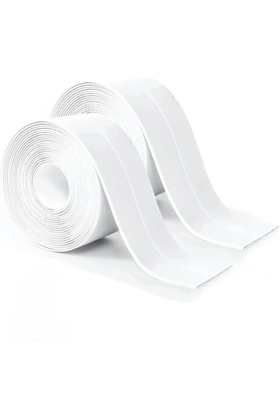 Banyo Küvet Mutfak Lavabo Beyaz Su Sızdırmaz Bant Su Geçirmez Kenar Bandı Sızdırmazlık Tamir - Resim 3