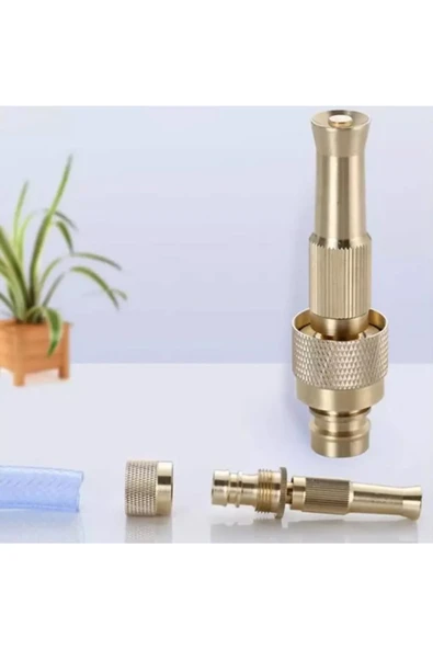 Ayarlanabilir Basınçlı Hortum Başlığı Gold - Resim 4