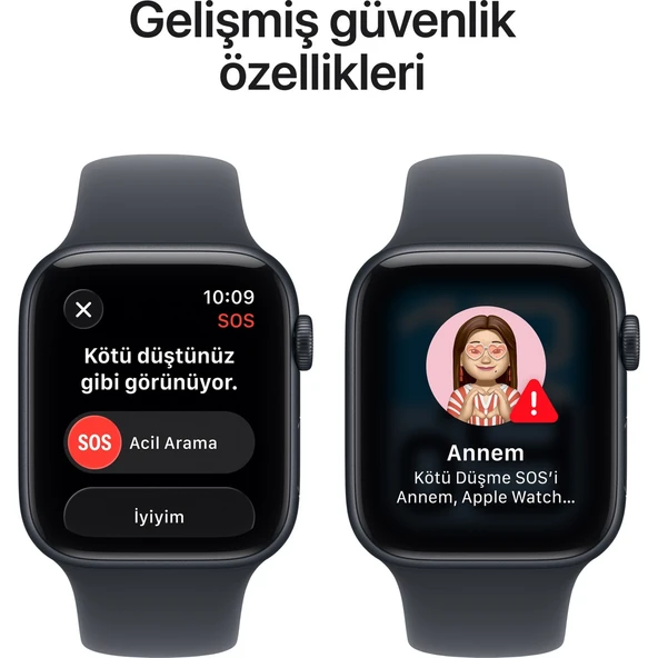 Apple Watch Se 3 Gps, 44 mm Gece yarısı Alüminyum kasa ve Gece yarısı Spor kordon - m/l - 7