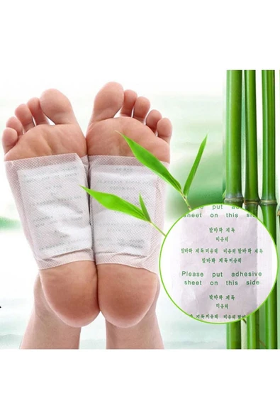 10 Adet Bitkisel Detox Ayak Bandı Toksin Atıcı Detoksu Bantı Kinok ürün görseli 1