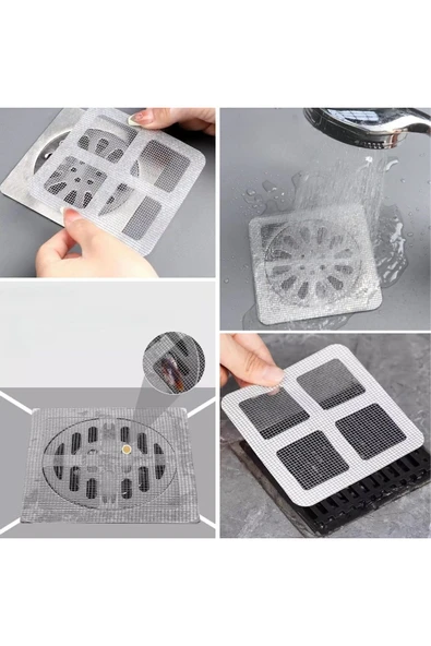 10'lu Banyo Ve Mıutfak Lavabo Koku Önleyici Ve Haşere Böcek Önleyici Gider Filtresi - Resim 2