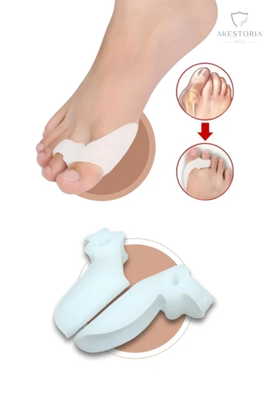 Çift Ikili Parmak Bunyon Arası Makarlı Baş Parmak Silkonlu Fc-008 ürün görseli 1