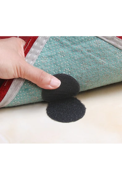 10 Adet Kaymaz Yapışkanlı Kilit Noktası Çift Taraflı Sabit Bant Levha Kanepe Sabitleme Klipsi ürün görseli 1