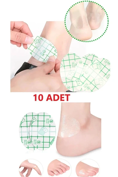 Ayakkabı Vurma ve Tahriş Önleyici Ve Su Geçirmez Bant 10lu Paket - Resim 2