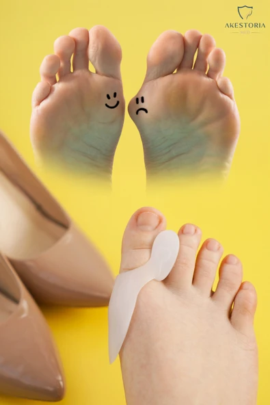 Çift Makaralı Bunyon Baş Parmak Düzeltici Ateli Kemik Koruyucu Küçük 2'li Fc-007 - Resim 6