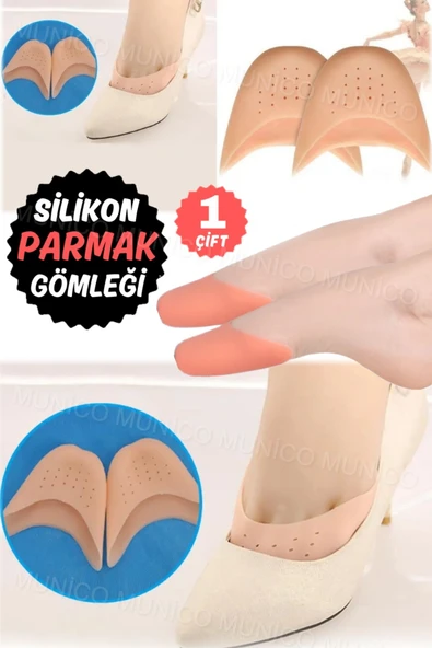 1 Çift Kalite Silikon Parmak Gömleği Ayak Parmak Koruyucu Tüm Parmakları Kapatan Ayak Bunyon Gömlek - 6