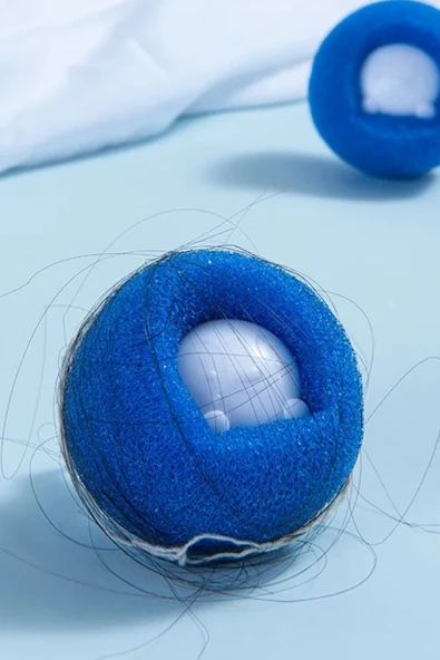 Çamaşır ve Kurutma Makinesi Tüy ve Kıl Toplama Topu 1 Adet - BTY-1472 - Resim 3