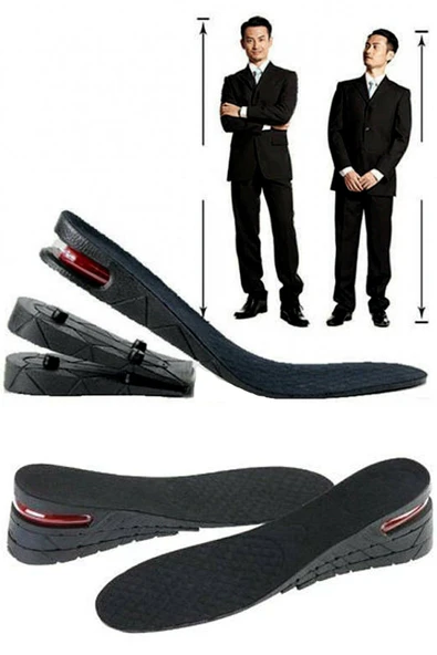 7 Cm Hava Yastıklı Boy Uzatıcı Tabanlık Uzatan Topuk Yükseltici - Resim 3