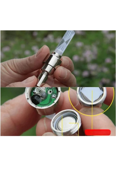 2 Adet Işıklı Sibop Kapağı Otomobil Bisiklet Motor Sibop Kapağı - Resim 4