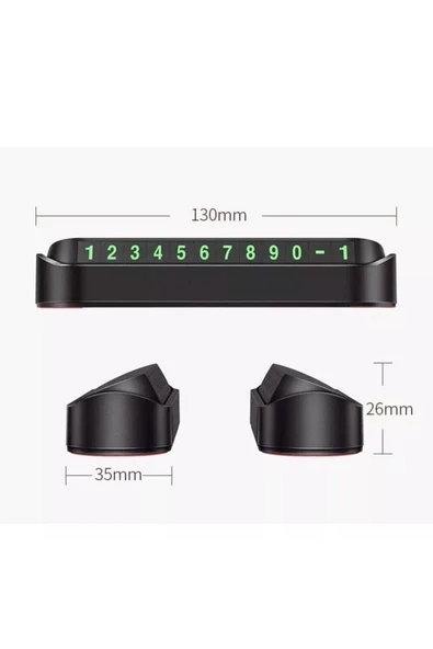 Araç Park Telefon Numaratörü Aç Kapa Oto Numaratik - Resim 6