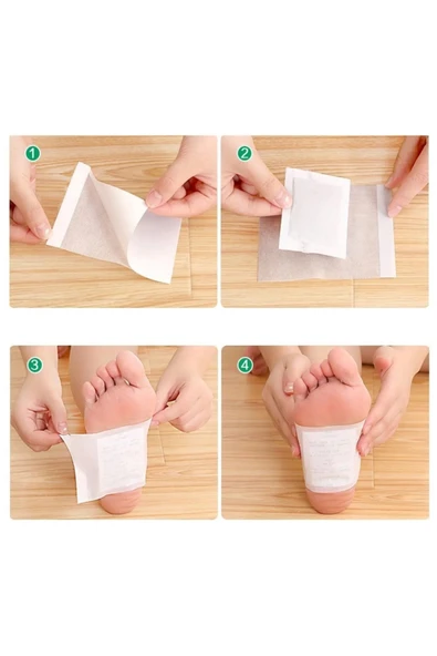 8 Adet | %100 Kinok Detoks Ayak Bandı , Foot Patch Toksin Atıcı Detox Ayak Detoksu Bantı - Resim 5