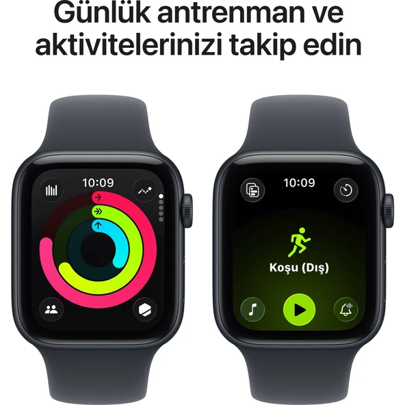 Apple Watch Se 3 Gps, 44 mm Gece yarısı Alüminyum kasa ve Gece yarısı Spor kordon - m/l - 6