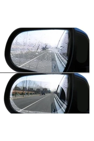 CLZ192 Oto Araba Yan Ayna Yağmur Kaydırıcı Film (çift) - Resim 2