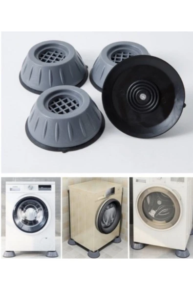 Çamaşır Makinesi Titreşim Engelleyici Aparat (4 Lü Set) - Resim 3