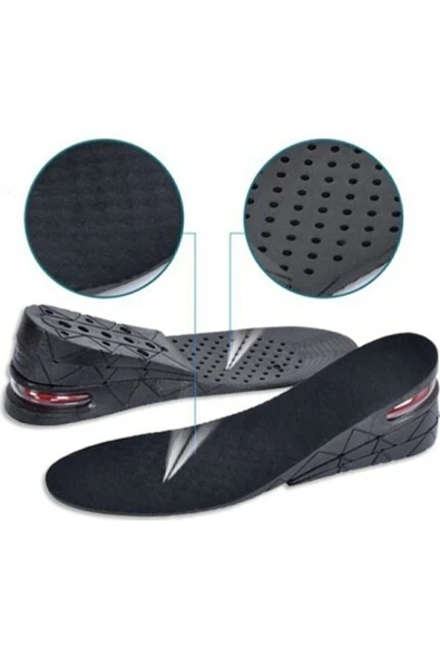 7 Cm Tam Boy Uzatıcı Tabanlık Hava Yastıklı Boyuzatan Ayakkabı Tabanlığı Gizli Topuk Yükseltici - Resim 4