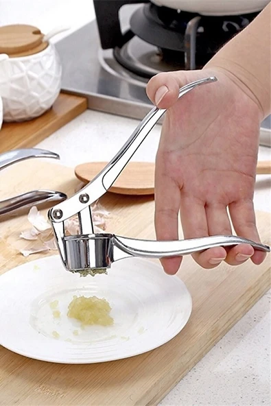 Sarımsak Ezici – Mutfak ve Profesyonel Sarımsak Presi - 3