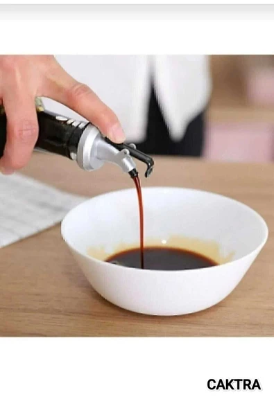 1 Adet Kapaklı Damlatmaz Yağ Tıpası Yağdanlık Şişe Ucu Yağlık Sirkelik Sosluk Damlatmaz - Resim 3