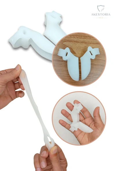 Çift Ikili Parmak Bunyon Arası Makarlı Baş Parmak Silkonlu Fc-008 - Resim 3