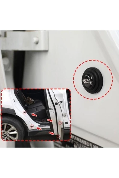 10 Adet Kapı Kaput Bagaj Darbe Emici Ses Engelleyici Ped Kapı Ses ve Darbe Emici Pad 10 lu - Resim 5