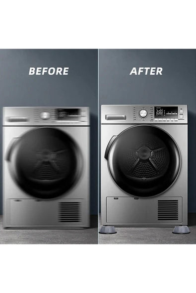 Çamaşır Makinası Titreşim Ve Gürültü Önleyici Anti Titreşim Pedi 4'lü Set - Resim 3