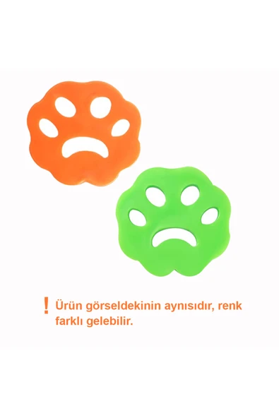 2 Adet Pati Tasarımlı Tüy Toz Toplayıcı Makinada Yıkanabilir Pratik Kıl Saç Temizleyici - Resim 2