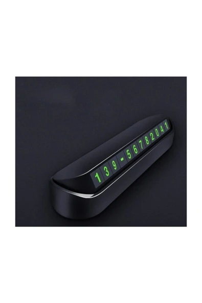 Araç Içi Park Telefon Numarası Fosforlu Numaratör Araç Numaratörü ürün görseli 1