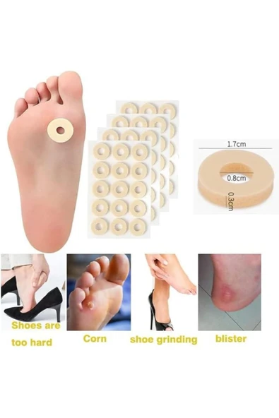 9 Adet Yuvarlak Nasır Koruyucu Yastık - Resim 3