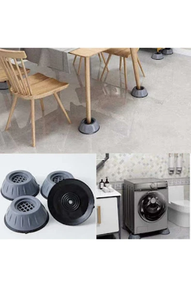 4'lü Çamaşır Makinesi Vb. Makineler Için Titreşim Engelleyici Stoper (10cm X 4cm) - 5