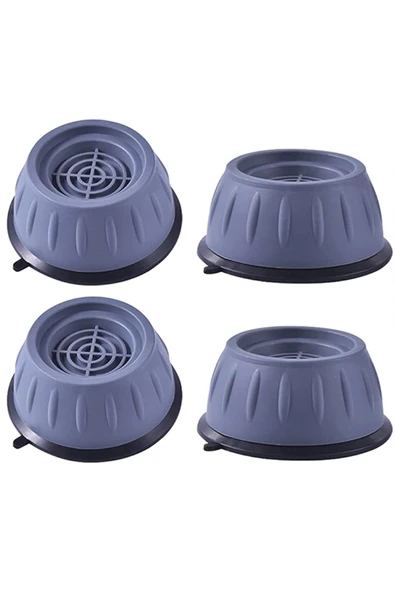 4lü Beyaz Eşya Altlığı Gürültü Titreşim Ses Önleyici Ayak Çamaşır Makinası Makine Altlığı makyaj ürün görseli 1