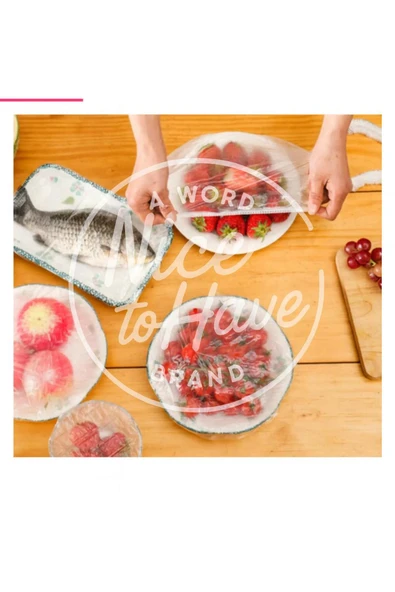 100 Adet Pratik Tazeliği Koruyan Tencere ve Tabak Bonesi Çok Amaçlı Kapak Gıda Bonesi ürün görseli 1